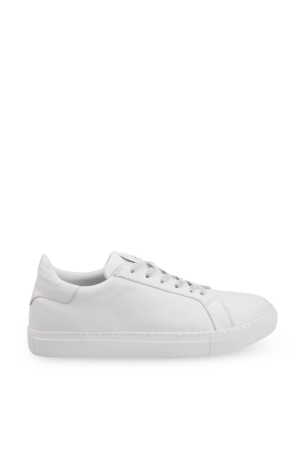 Ares-R Beyaz Deri Kadın Sneakers