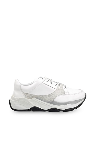 Cloud Beyaz Deri Kadın Sneakers