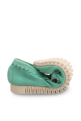 Comfort Line Mint Yeşil Süet Deri Kadın Ayakkabı